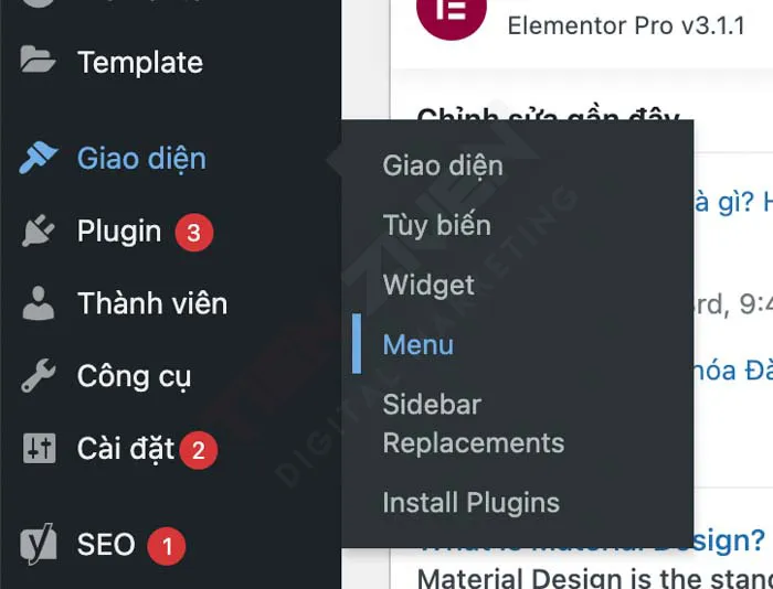 xây dựng cấu trúc website