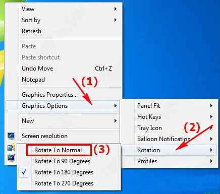 Màn hình máy tính Windows bị đảo ngược 180 độ cần thực hiện cách sửa màn hình máy tính bị đảo ngược ngay lập tức