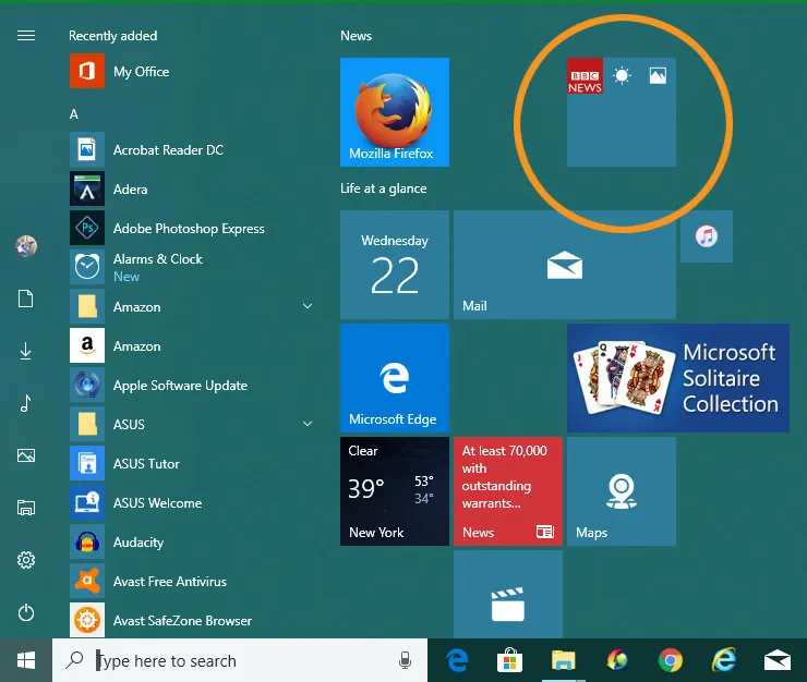 Giao diện quản lý chương trình khởi động tự động trên máy tính Windows