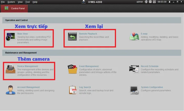 Cách xem lại camera giám sát Hikvision trên máy tính, laptop