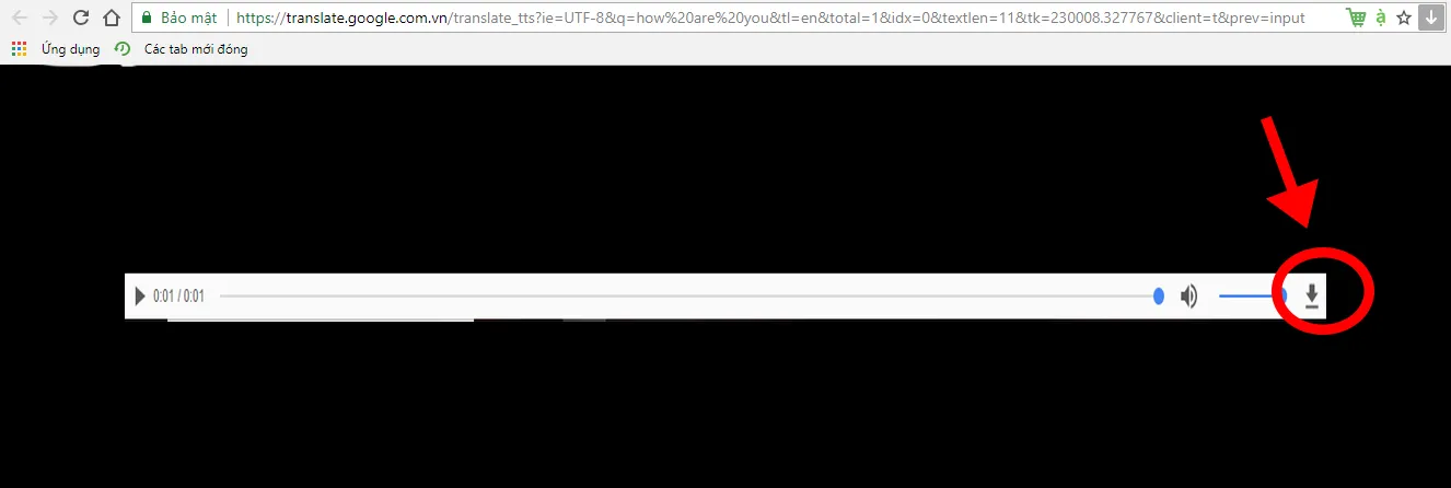 Tải File Mp3 từ google dịch về máy của bạn
