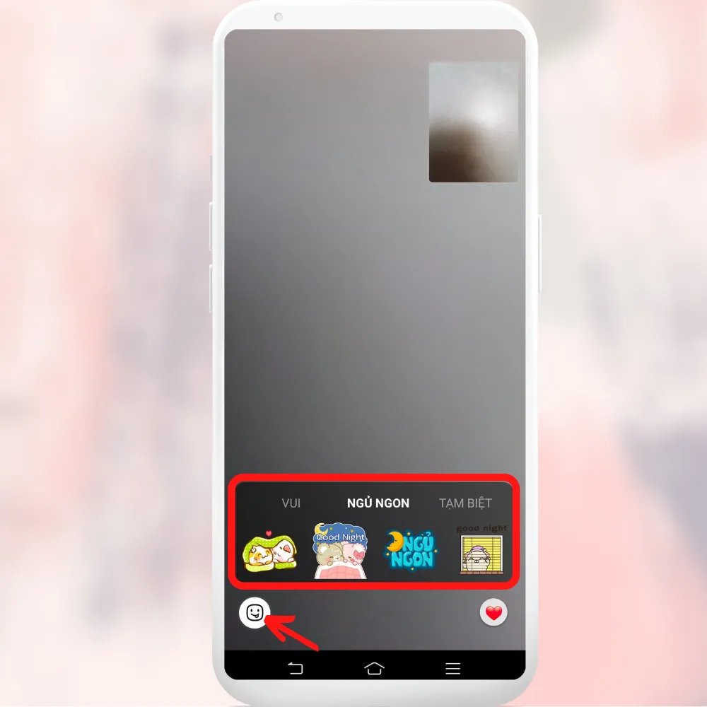 Sử dụng nhãn dán và sticker trong cuộc gọi video Zalo, nâng cao trải nghiệm trò chuyện cá nhân