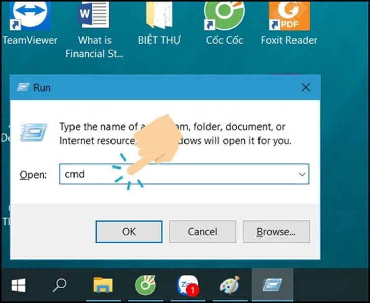 Mở Command Prompt để thực hiện cách kiểm tra tốc độ máy tính bằng lệnh