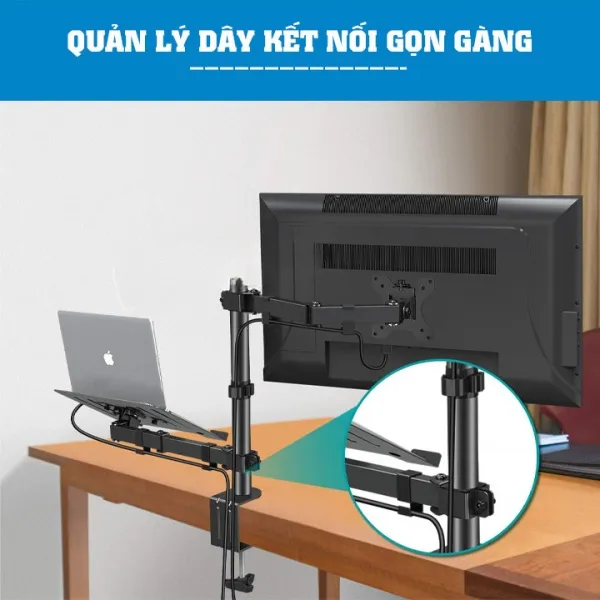 Các loại cổng kết nối cơ bản phía sau màn hình máy tính văn phòng