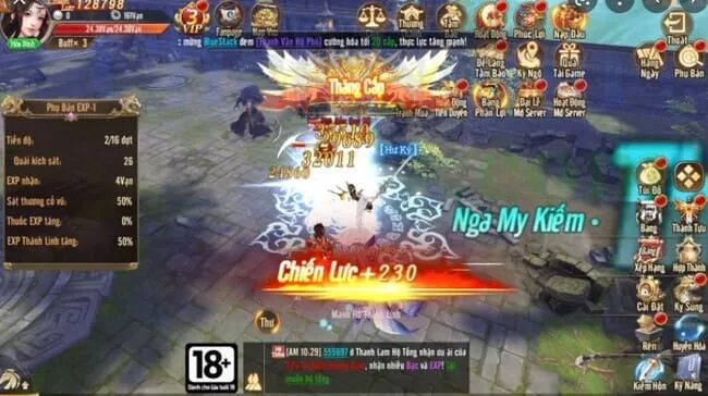 EXP là điểm kinh nghiệm (Experience) trong game