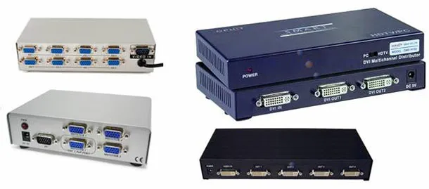 Bộ chia tín hiệu VGA Splitter 1 ra 4 để mở rộng cách sử dụng máy tính trên laptop