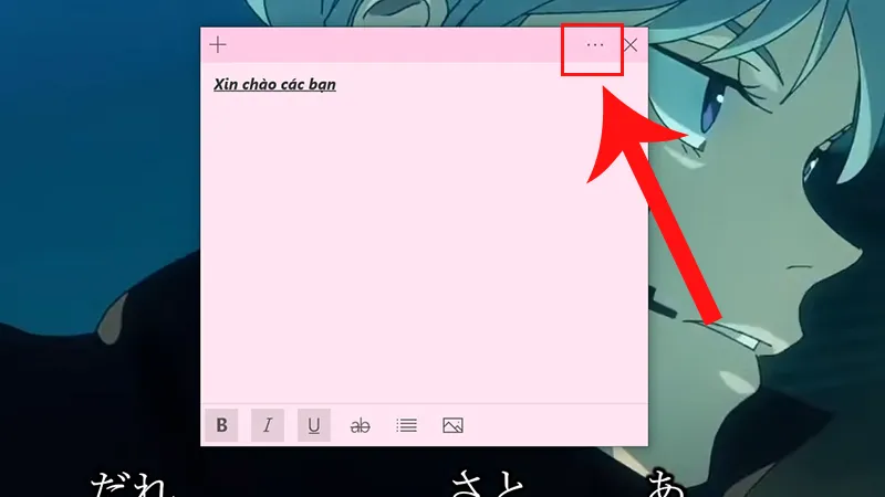 Chọn biểu tượng cài đặt