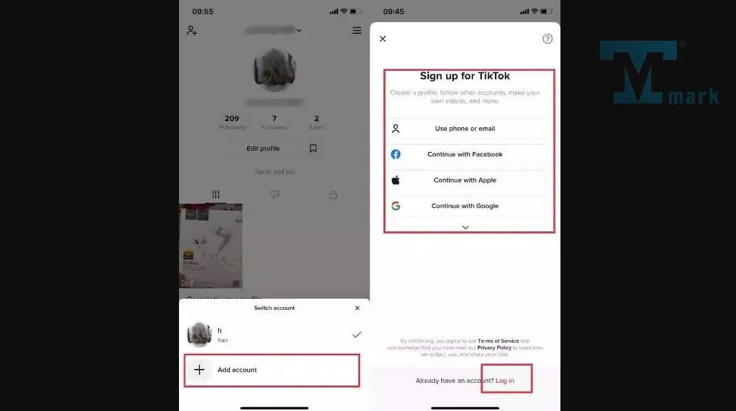 Giao diện nhập thông tin tài khoản khi thực hiện cách đăng nhập Tik Tok trên máy tính qua trình duyệt