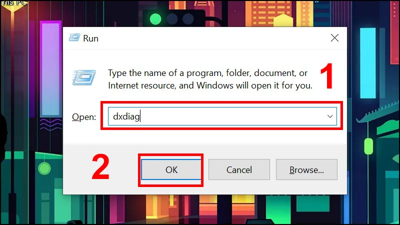 kiểm tra thông tin ram máy tính windows dxdiag 1