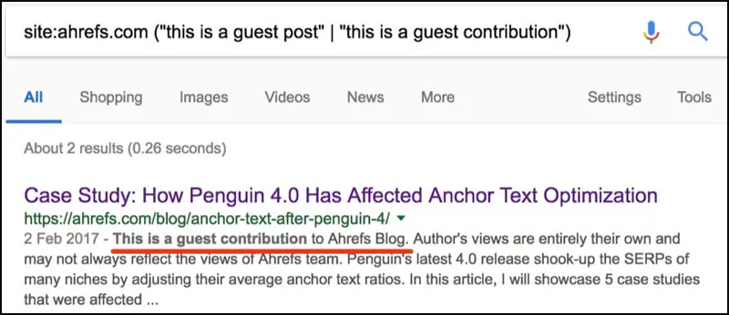  nếu bạn đang tự hỏi liệu một trang web cụ thể có chấp nhận bài đăng của khách hay không