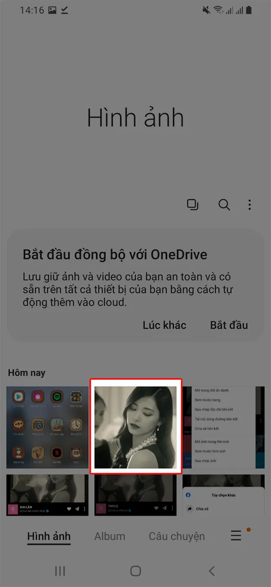 Kiểm tra ảnh Gif đã tải về