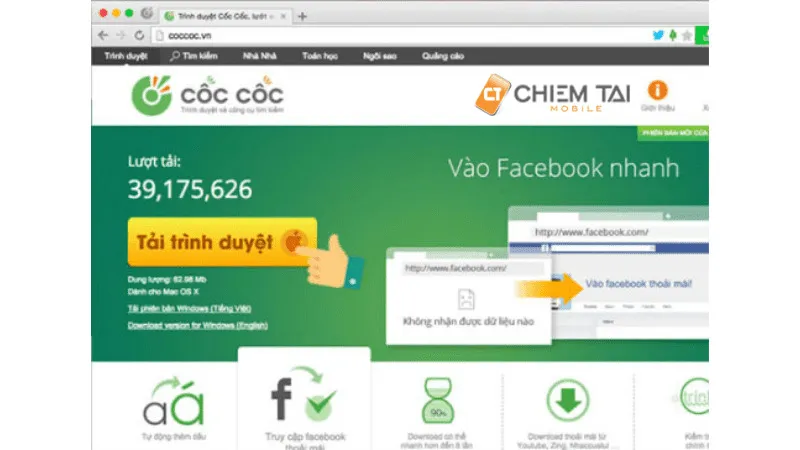 Tổng hợp các tính năng tiện ích của Cốc Cốc, bao gồm chặn quảng cáo và chế độ ban đêm