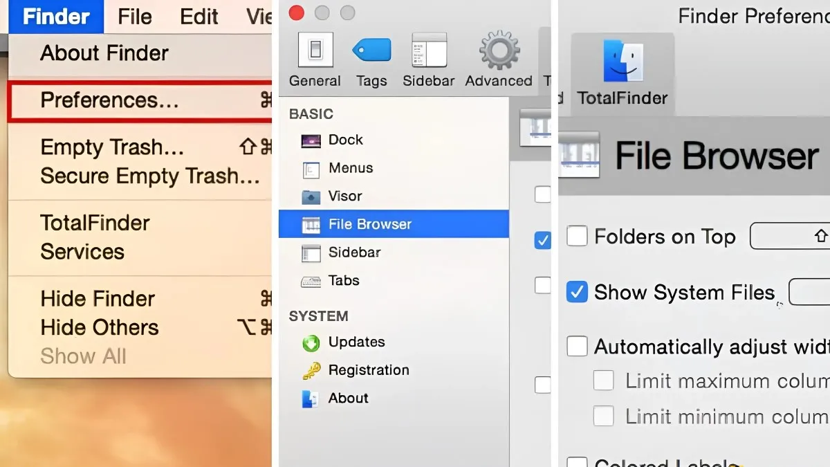 Cách ẩn file trên Macbook bằng Finder