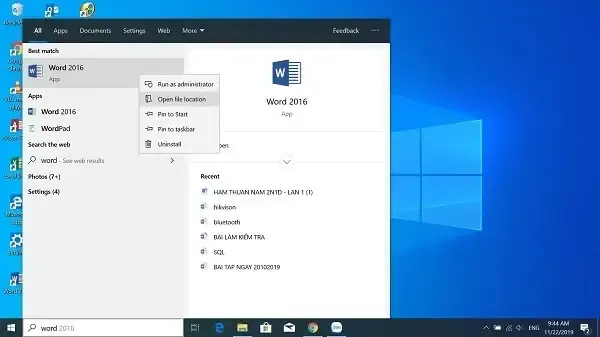 Hình ảnh minh họa nhấp chuột phải vào View rồi chọn Show desktop icons để ẩn hoặc hiện toàn bộ icon.