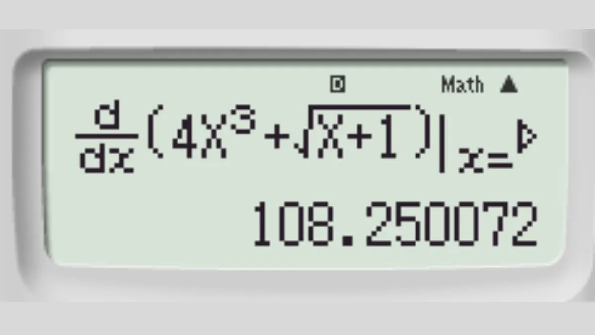Tính toán giá trị đạo hàm cấp 1 tại điểm x0+h để áp dụng công thức sai phân tiến cho đạo hàm cấp 2