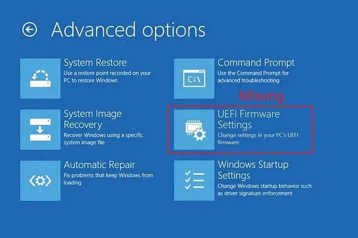 Thiết lập cấu hình hiển thị trong giao diện BIOS hoặc UEFI để đảm bảo màn hình khởi động đầy đủ