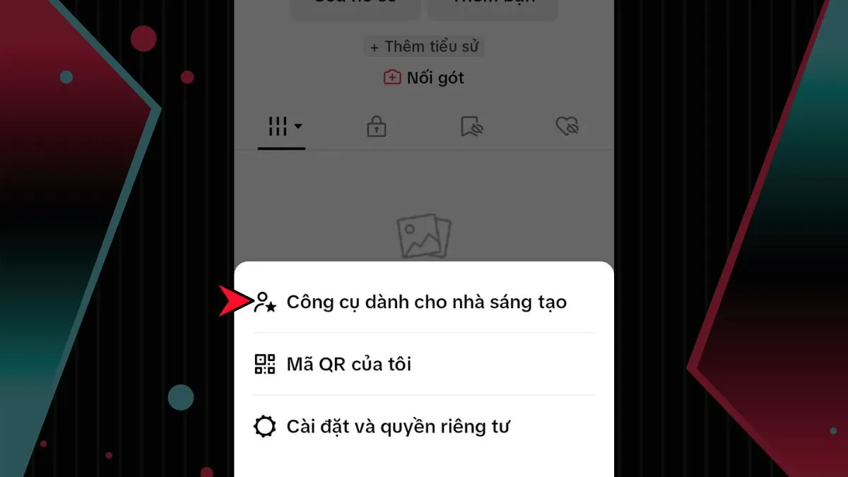 Truy cập Công cụ dành cho tác giả trên TikTok