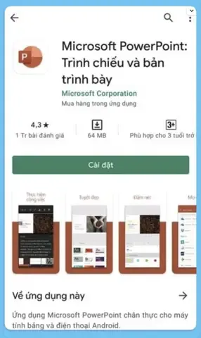 Hình ảnh minh họa các yêu cầu cấu hình hệ thống cần thiết cho việc cài đặt PowerPoint trên máy tính