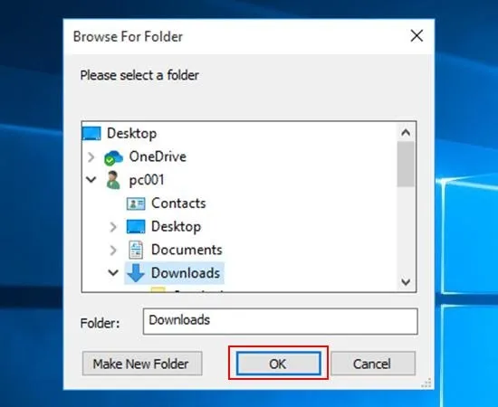 Xác nhận thư mục chứa video đã được thêm vào DeskScapes8