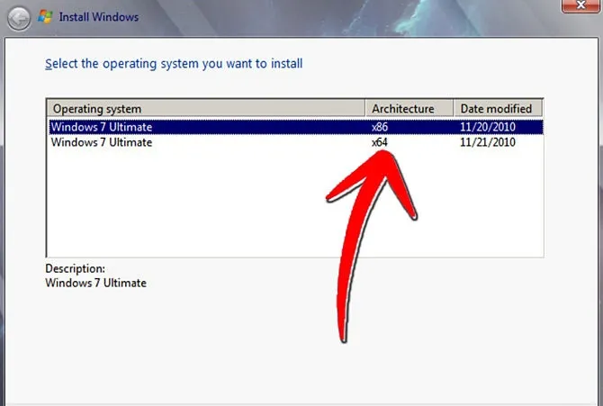 Đồng ý các điều khoản cấp phép (License Terms) trước khi cài đặt hệ điều hành Windows 7