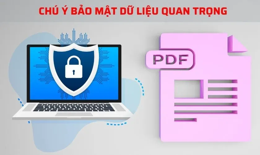 Các lưu ý quan trọng khi chỉnh sửa file PDF