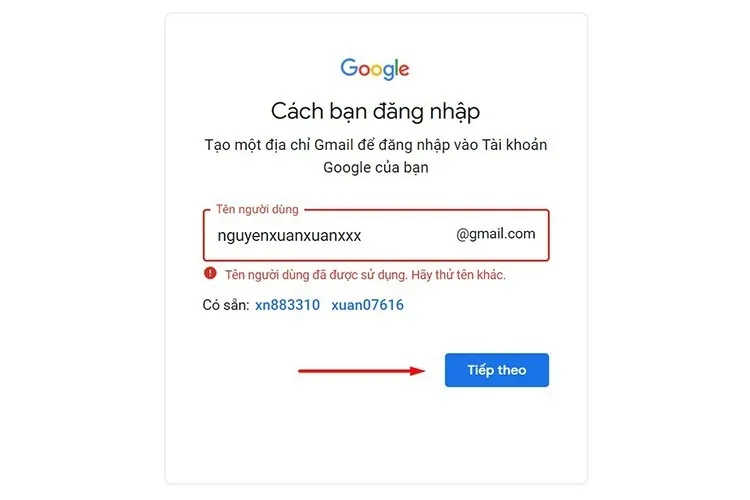 Hướng dẫn đặt tên người dùng Gmail và các quy tắc đặt tên