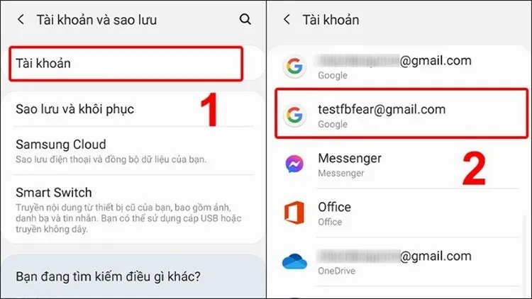 Quản lý và xóa tài khoản Google ra khỏi thiết bị di động Android