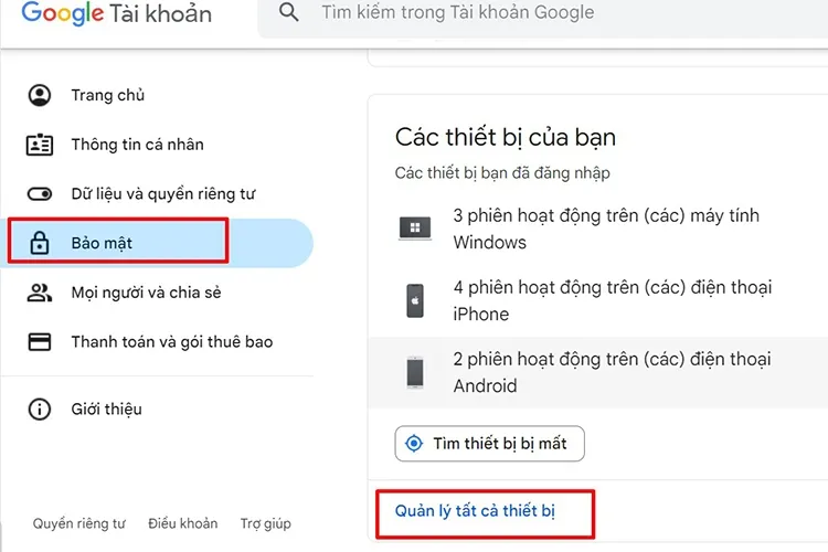 Cách đăng xuất tài khoản Google trên điện thoại và máy tính (Hình 20)