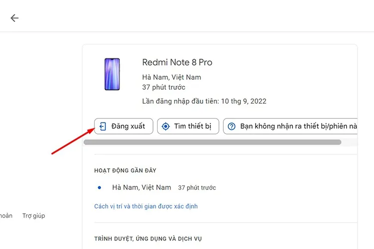 Cách đăng xuất tài khoản Google trên điện thoại và máy tính (Hình 22)