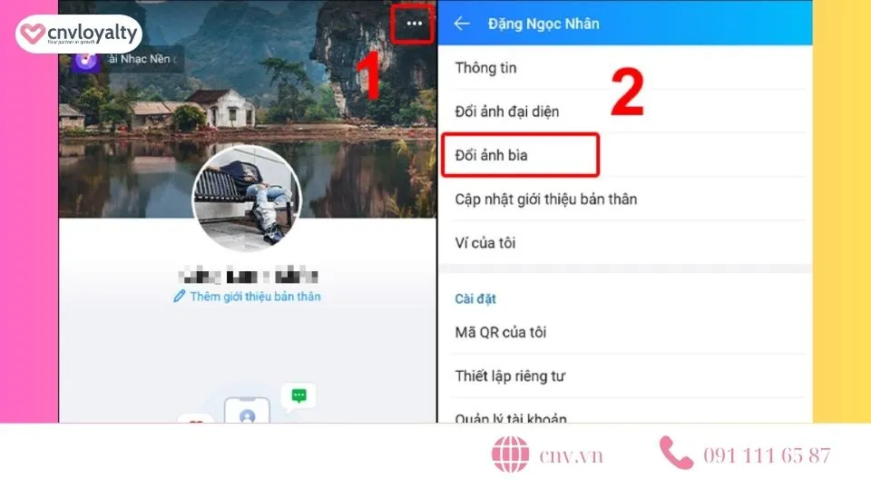 Hướng dẫn từng bước thay ảnh bìa Zalo trên điện thoại di động