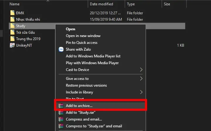 Hướng dẫn cách giải nén game khi tải về máy tính - Thao tác giải nén