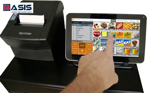 Sơ Đồ Hệ Thống Kết Nối Máy In Hóa Đơn Với Máy Tính Qua Mạng LAN Ethernet