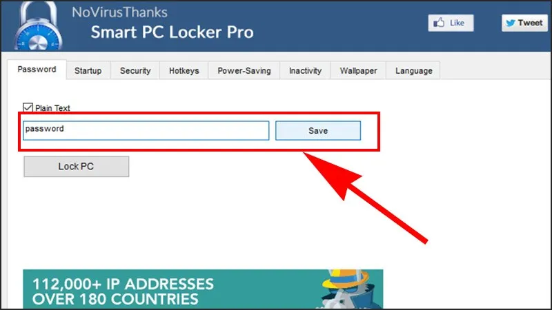 Cài đặt mật khẩu Smart PC Locker Pro để khóa màn hình