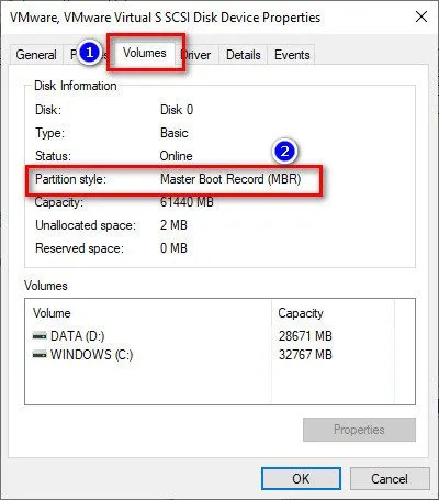 Cách Kiểm Tra Máy Tính Chuẩn UEFI/GPT Hay Legacy/MBR