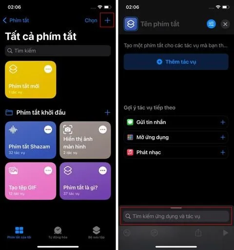 Thêm phím tắt để chọn ảnh trong ứng dụng Shortcuts, tạo file PDF