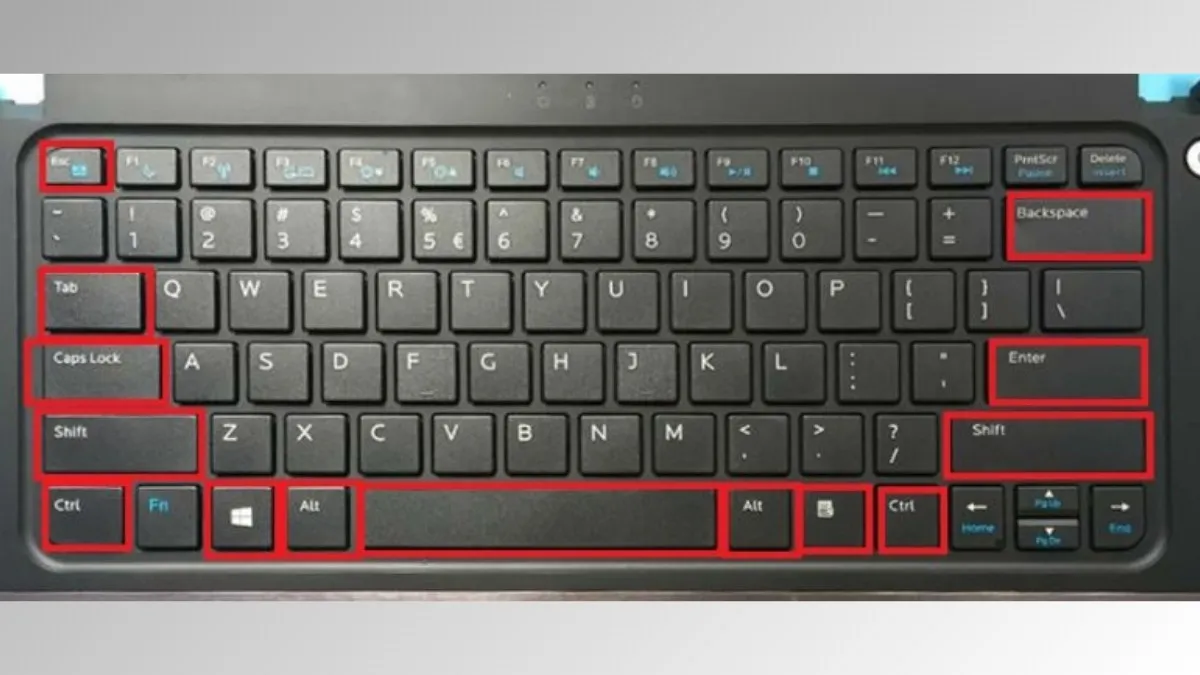 Chi tiết về bố cục và chức năng của các phím trên bàn phím laptop