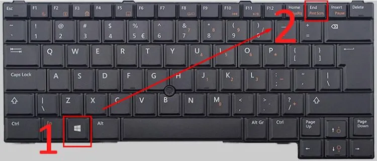 Chụp màn hình laptop Dell