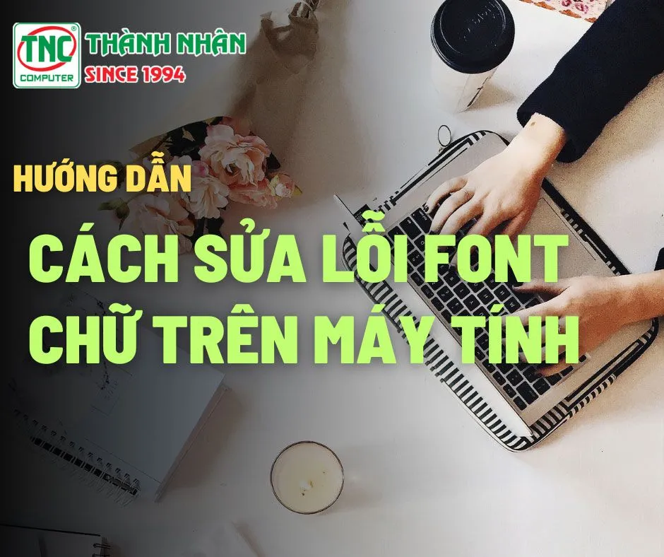 cách sửa lỗi phông chữ trên máy tính - minh họa lỗi hiển thị ký tự trên ứng dụng