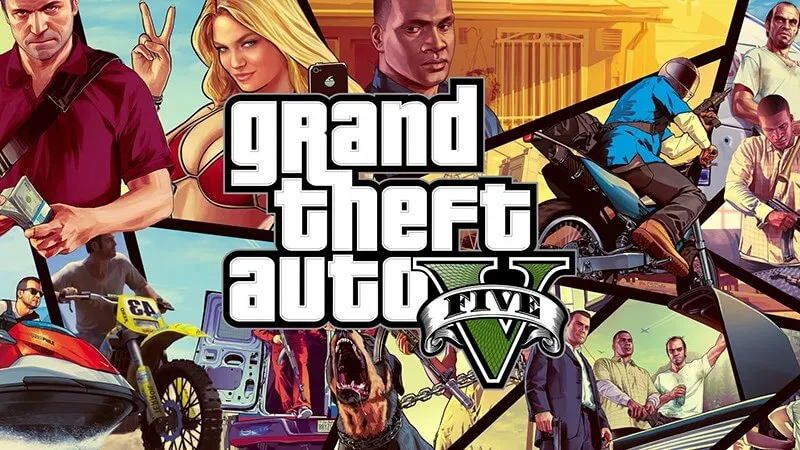 Ảnh mô tả cảnh game Grand Theft Auto V (GTA V) trên màn hình máy tính, minh họa cho chất lượng đồ họa thế giới mở khi áp dụng cách tải GTA trên máy tính