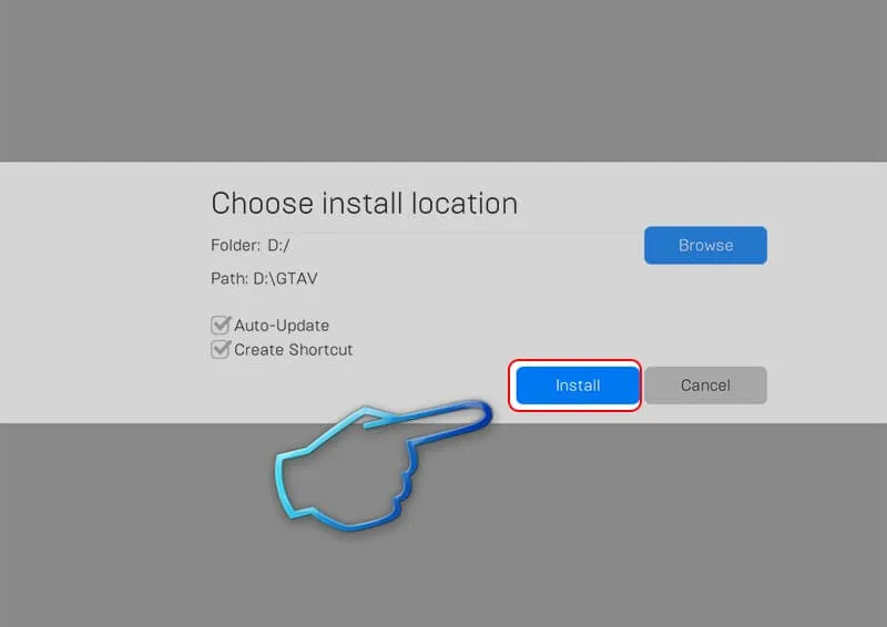 Màn hình khởi động game GTA V trên PC, minh họa cho hướng dẫn cách tải GTA trên máy tính thành công