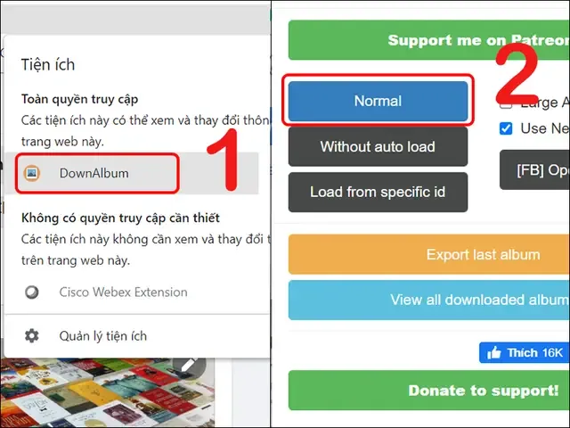 cách tải hình ảnh từ facebook về máy tính cho ảnh đơn lẻ