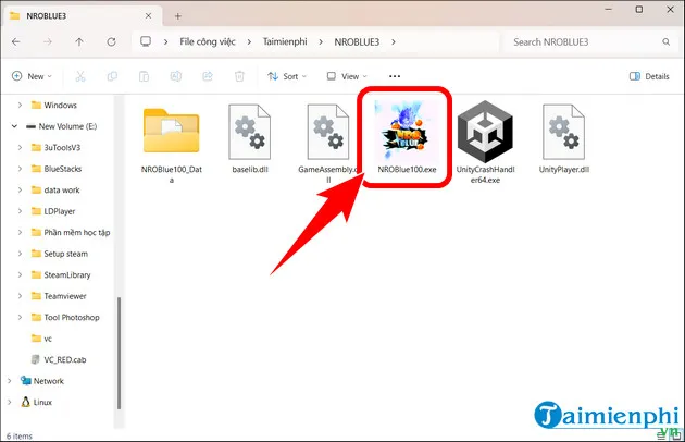 huong dan tai nro blue tren laptop