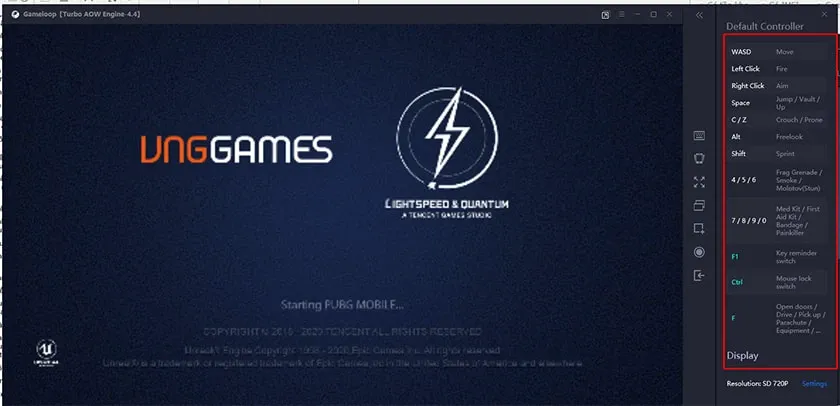 Thiết lập phím điều khiển và độ nhạy trong game PUBG Mobile