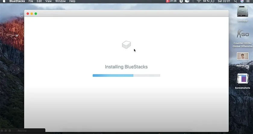 Hoàn tất cài đặt BlueStacks trên MacOS