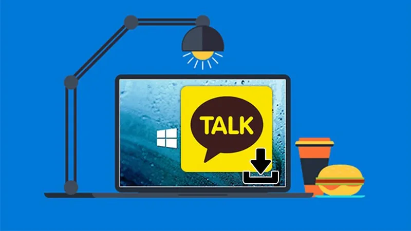 Màn hình giới thiệu KakaoTalk, minh họa cho việc tìm hiểu cách tải KakaoTalk về máy tính