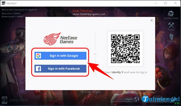 cach cai identity v tren pc don gian nhat
