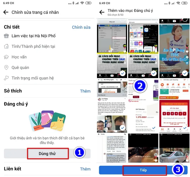 Truy cập cài đặt để điều chỉnh các tùy chọn cấu hình thiết bị ngoại vi