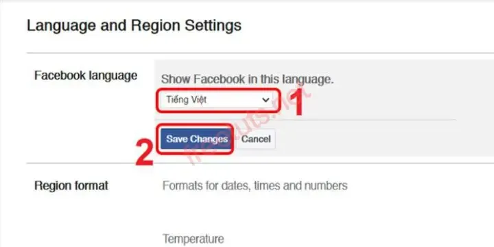 Tầm quan trọng của việc cá nhân hóa ngôn ngữ Facebook đối với trải nghiệm người dùng PC