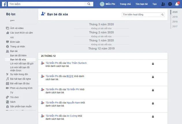 cach xem lai danh sach huy ket ban tren facebook may tinh 6