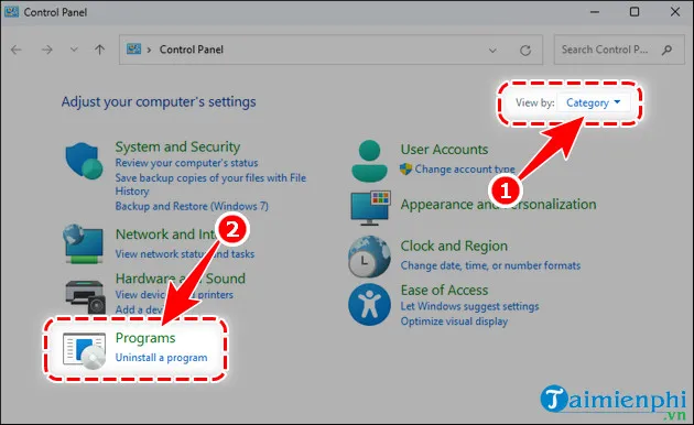 Hình ảnh minh họa giao diện quản lý ứng dụng của Windows